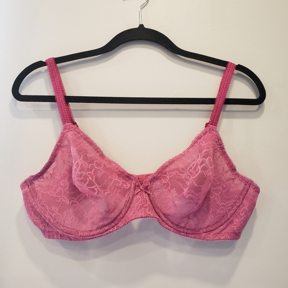 Sz 40C Rose Wacoal Beyond Basic Bra